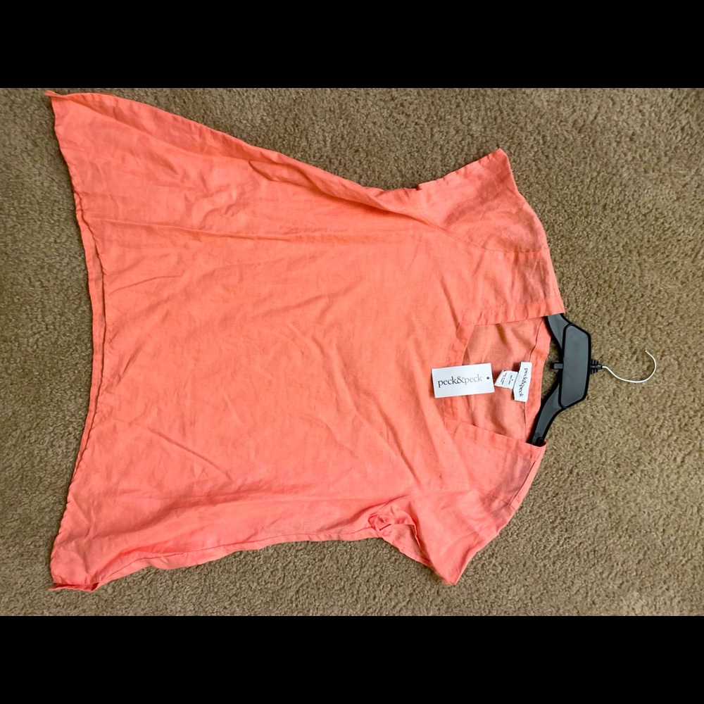 Peck&Peck Pink shell short sleeve